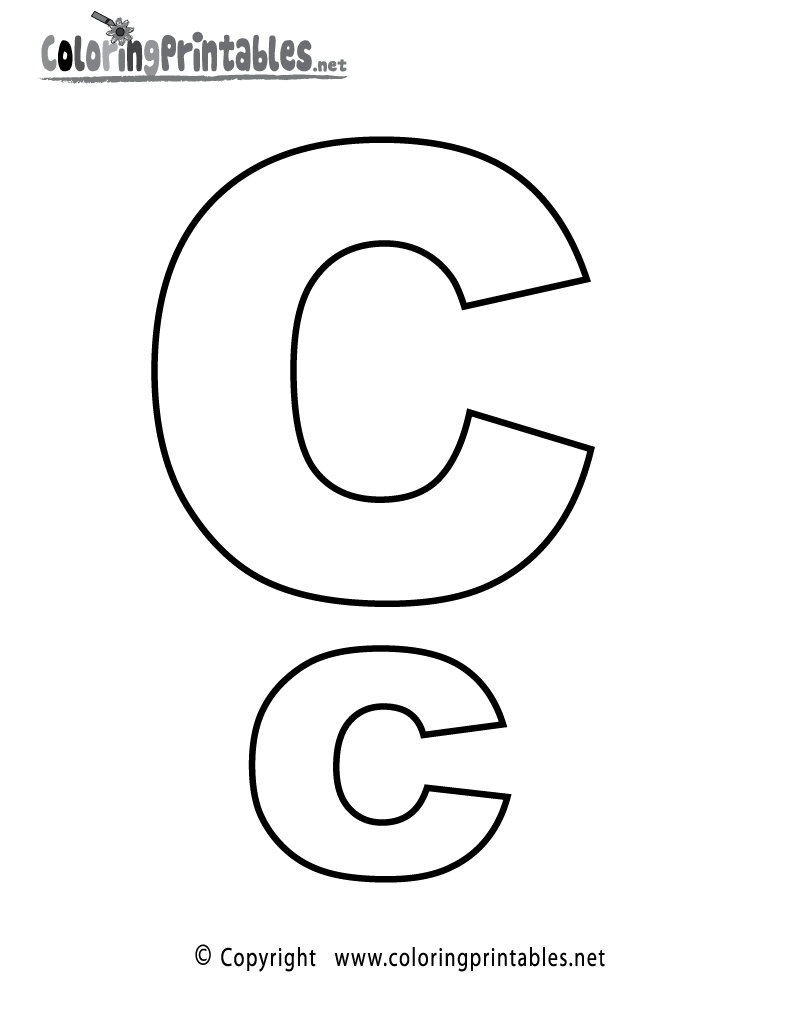 33 Free Printable Letter C Coloring Pages 2