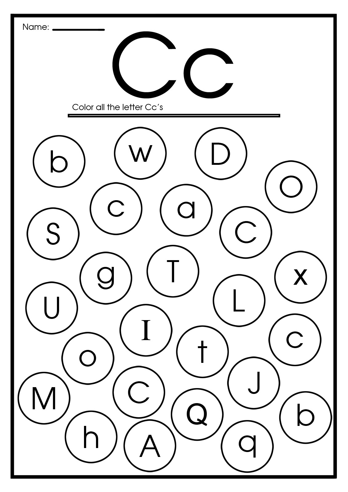 33 Free Printable Letter C Coloring Pages 27