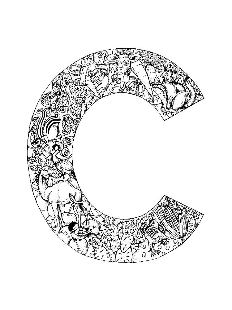 33 Free Printable Letter C Coloring Pages 7