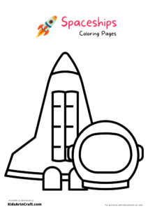 33 Futuristic Spaceships Coloring Pages Printable 11