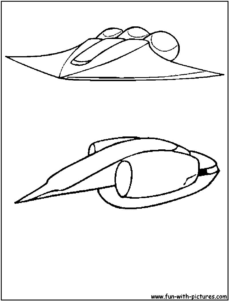 33 Futuristic Spaceships Coloring Pages Printable 12