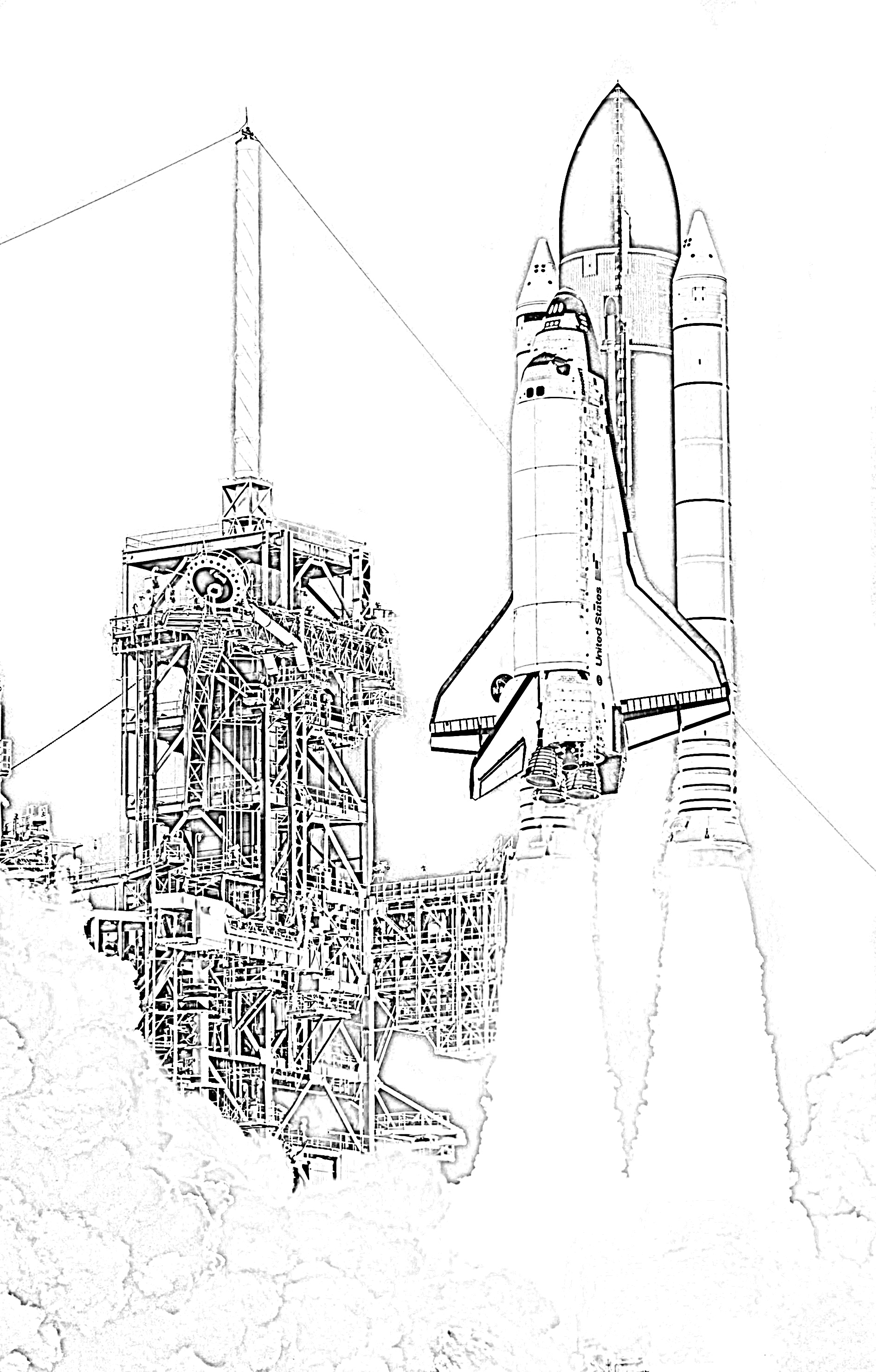 33 Futuristic Spaceships Coloring Pages Printable 33