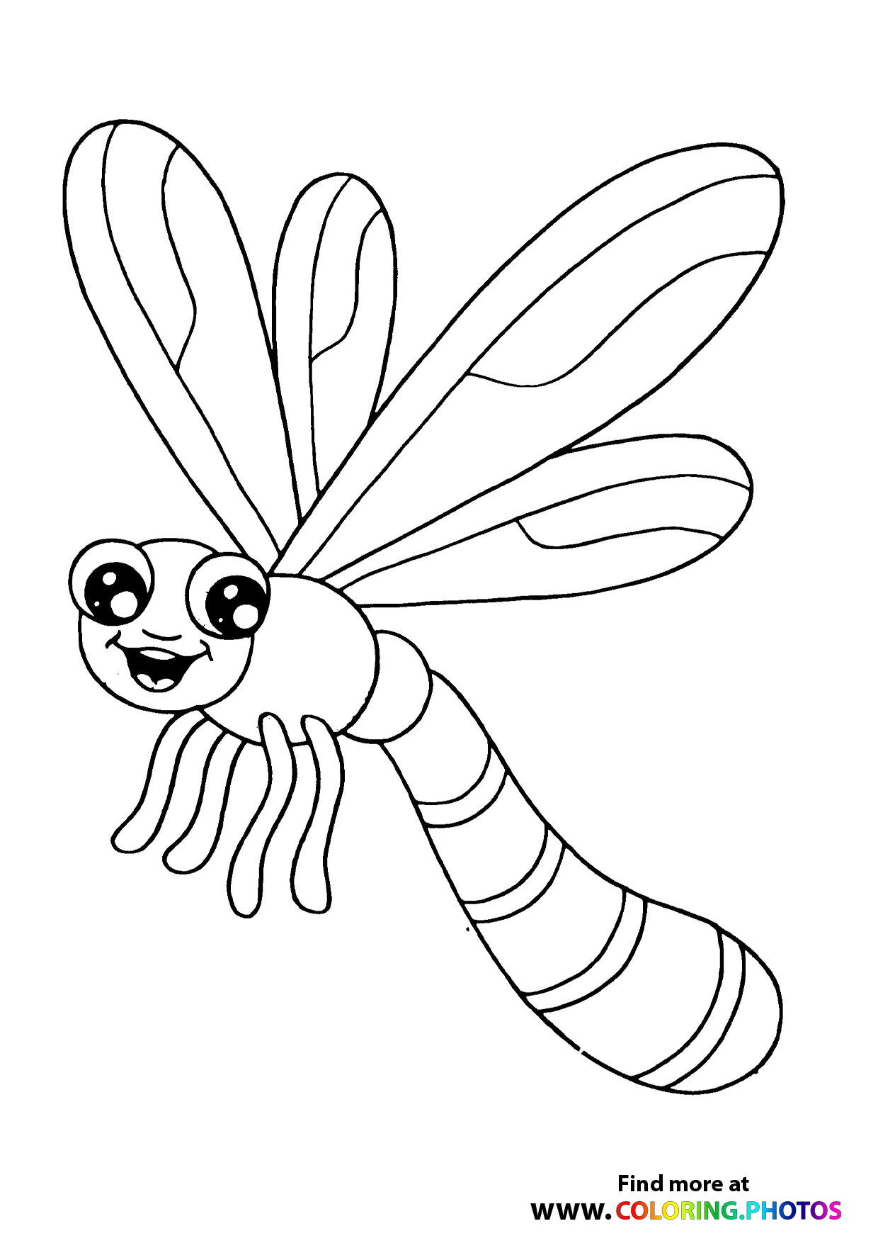 graceful dragonfly coloring pages printable jpg