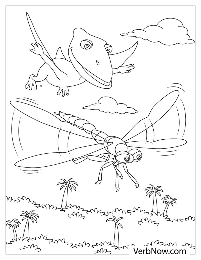 33 Graceful Dragonfly Coloring Pages Printable 18