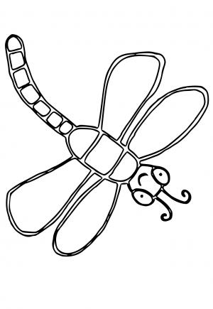 33 Graceful Dragonfly Coloring Pages Printable 21