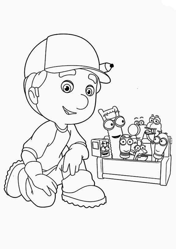 33 Handy Tools Coloring Pages Printable 10