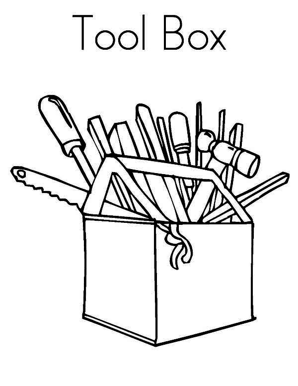 33 Handy Tools Coloring Pages Printable 34