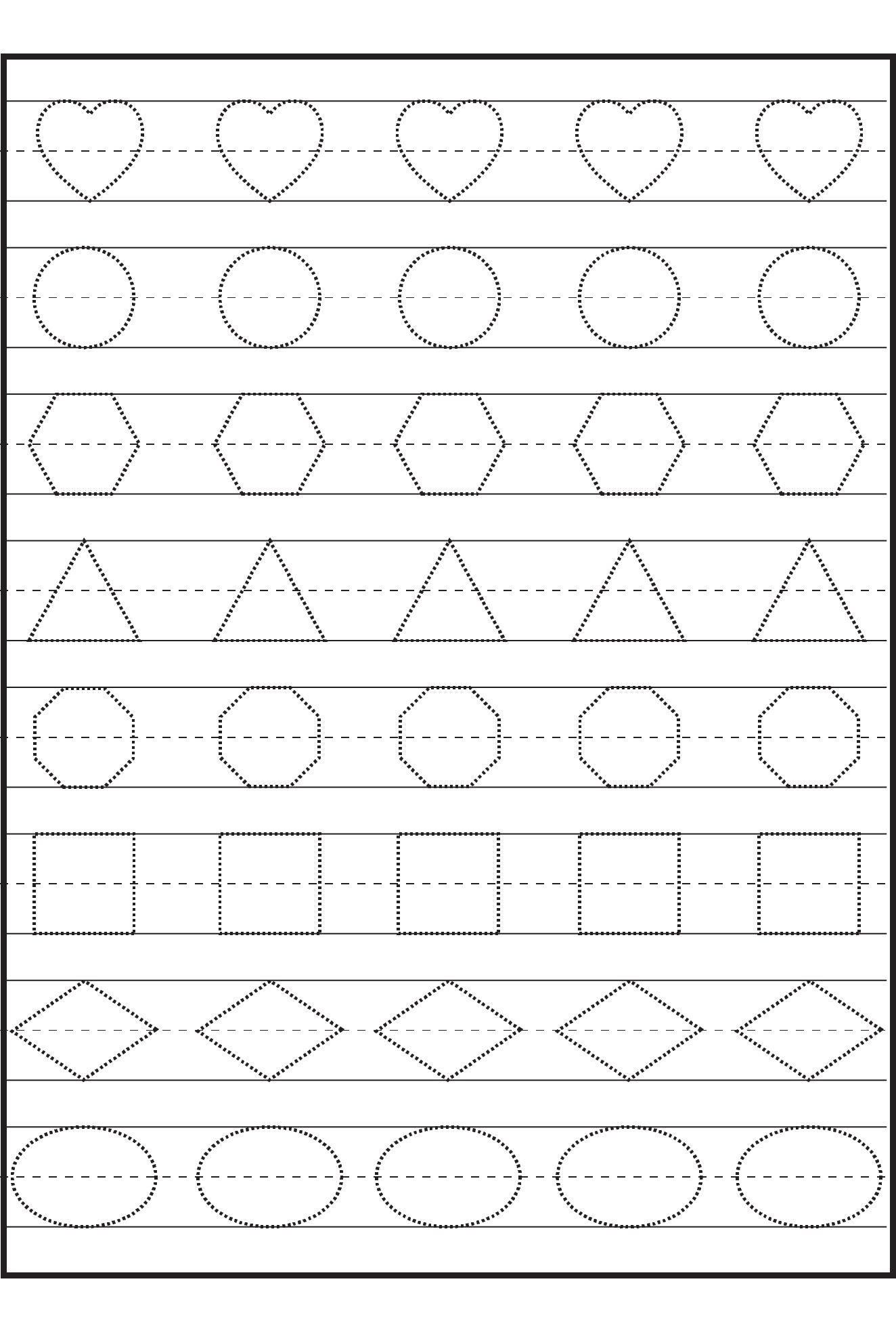 33 Preschool Tracing Worksheets Printable 11