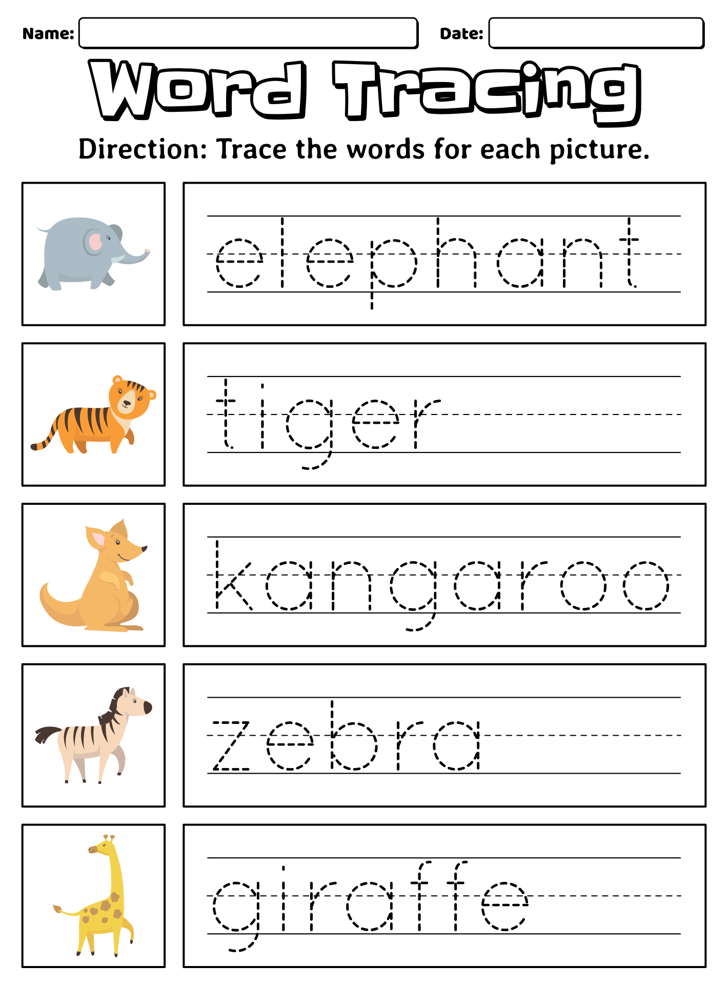 33 Preschool Tracing Worksheets Printable 23