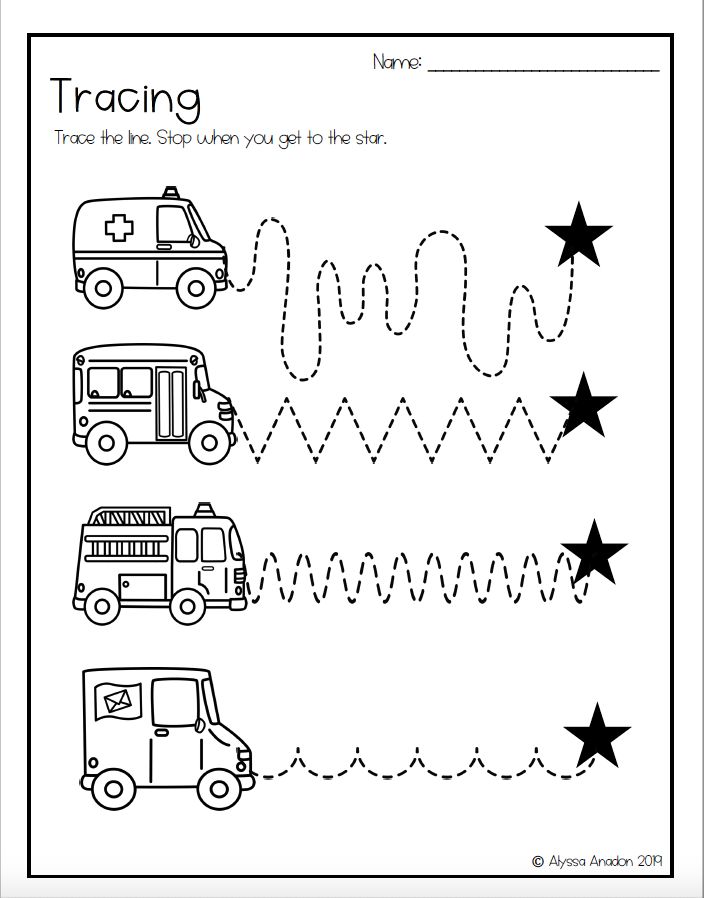 33 Preschool Tracing Worksheets Printable 26