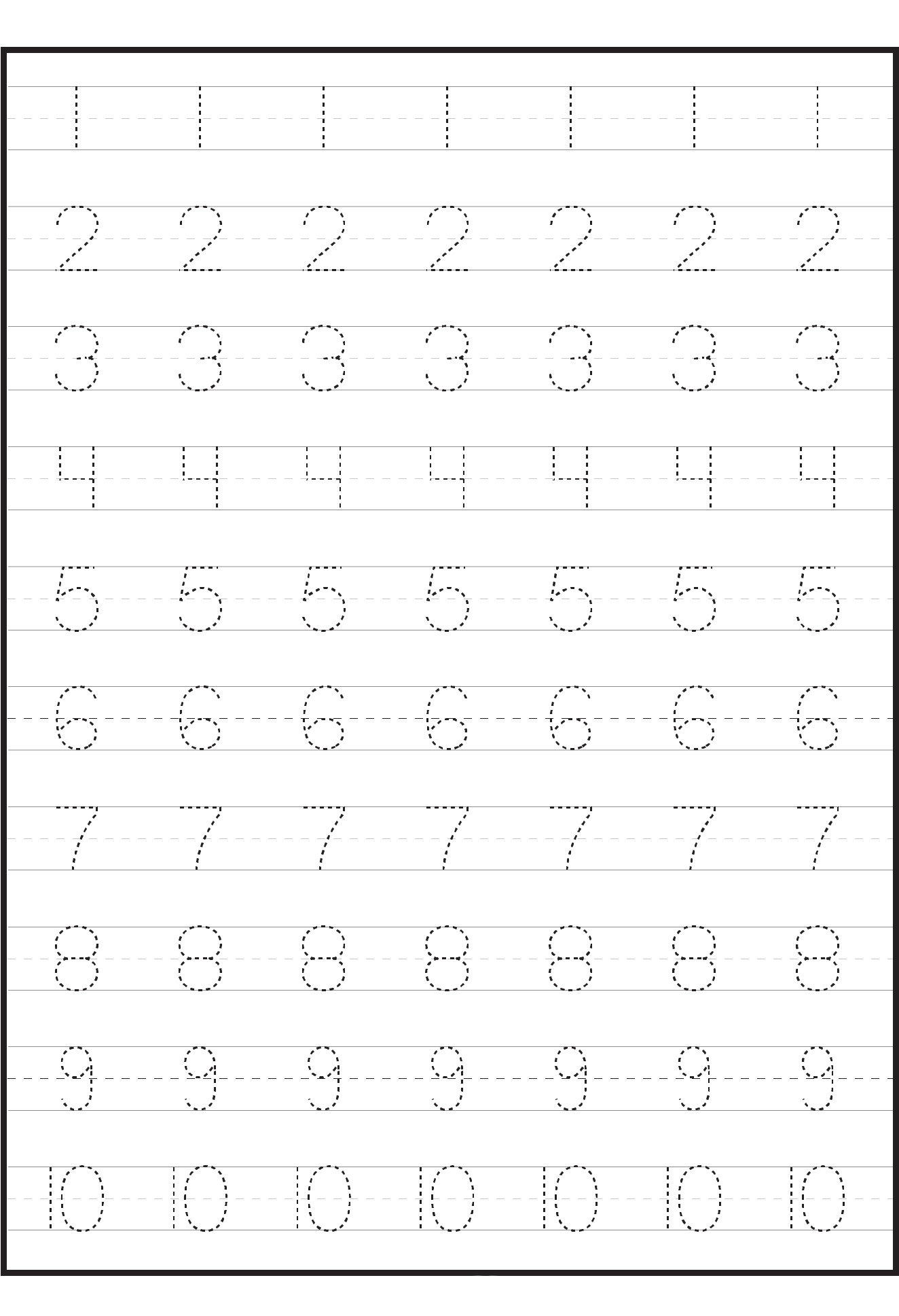 33 Preschool Tracing Worksheets Printable 30