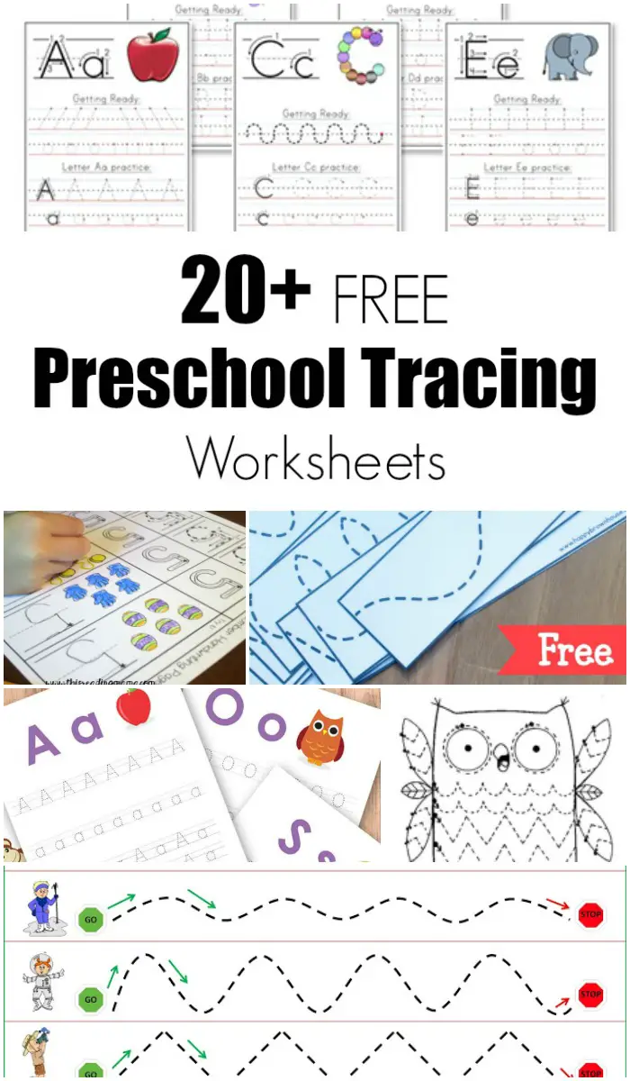 33 Preschool Tracing Worksheets Printable 31