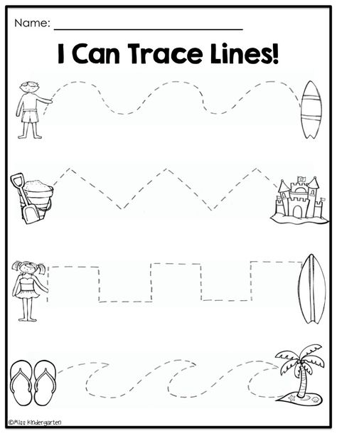 33 Preschool Tracing Worksheets Printable 5