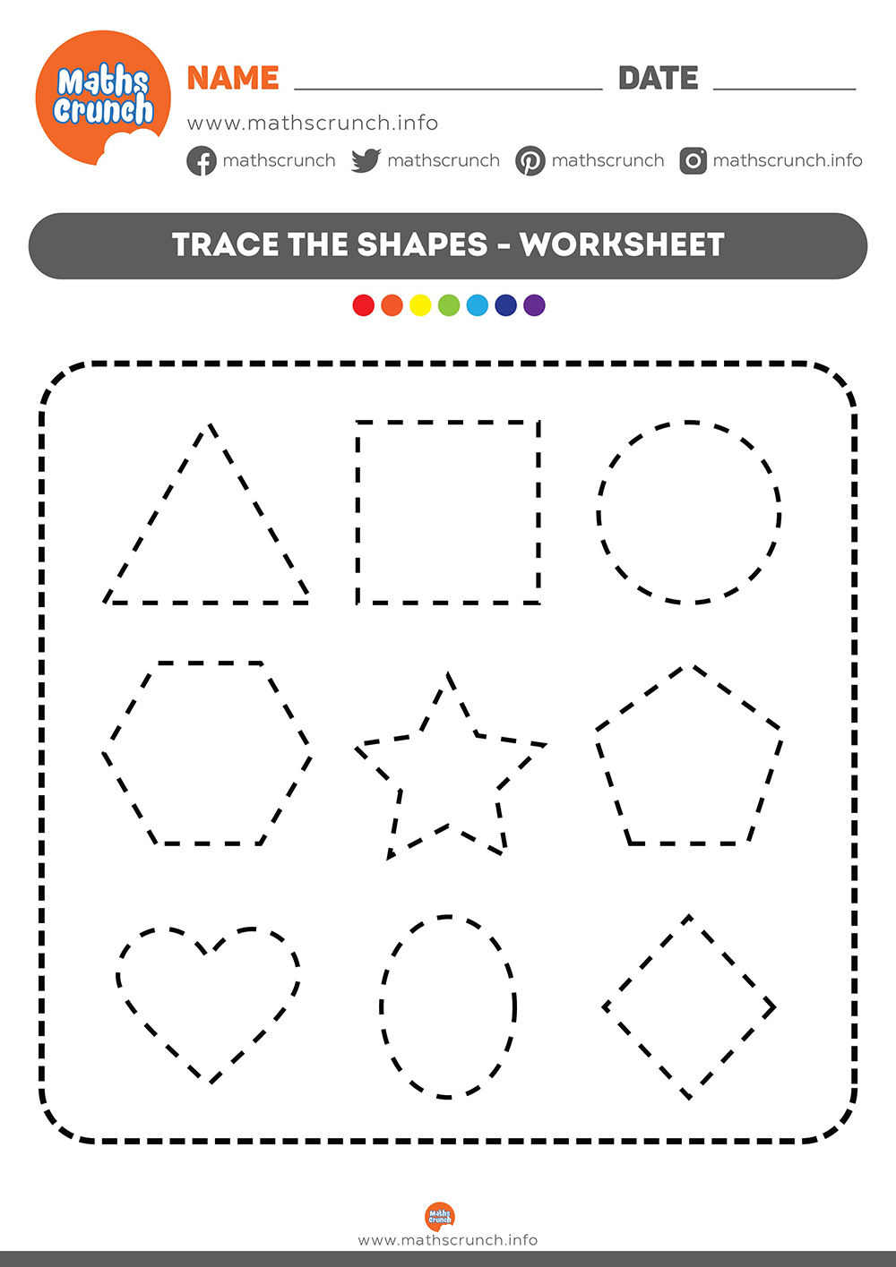 33 Preschool Tracing Worksheets Printable 7