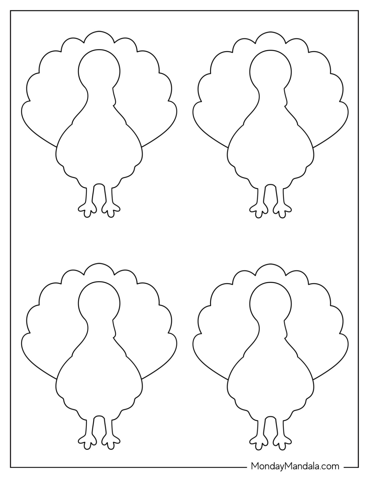 33 Turkey Templates Printable 26