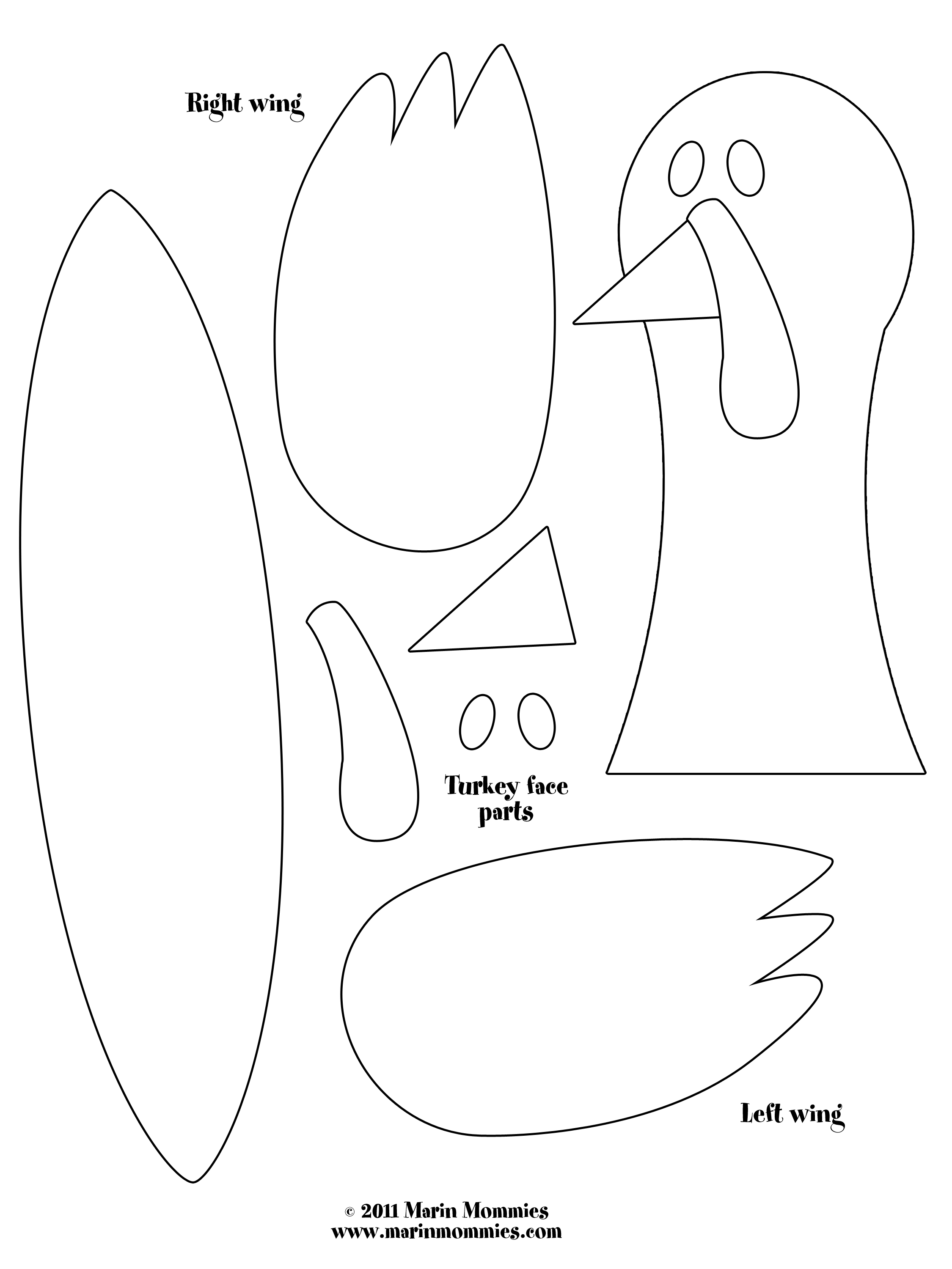 33 Turkey Templates Printable 33