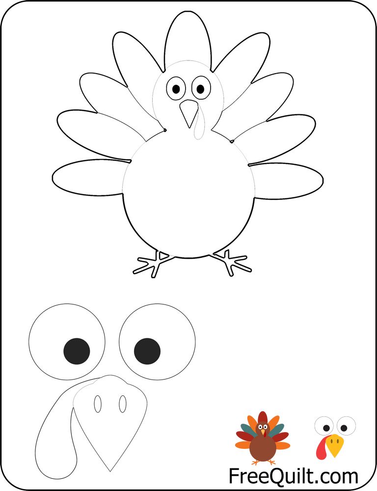 33 Turkey Templates Printable 5