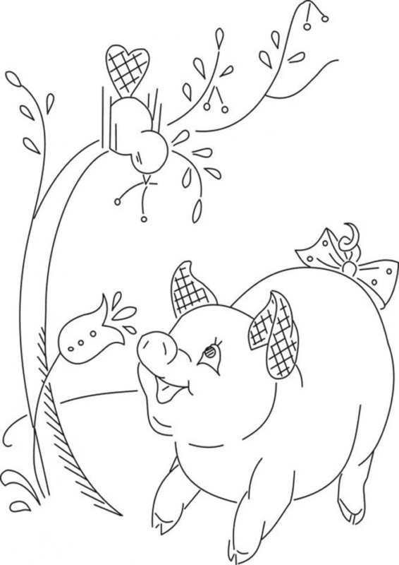 34 Adorable Pig Coloring Pages Printable 15