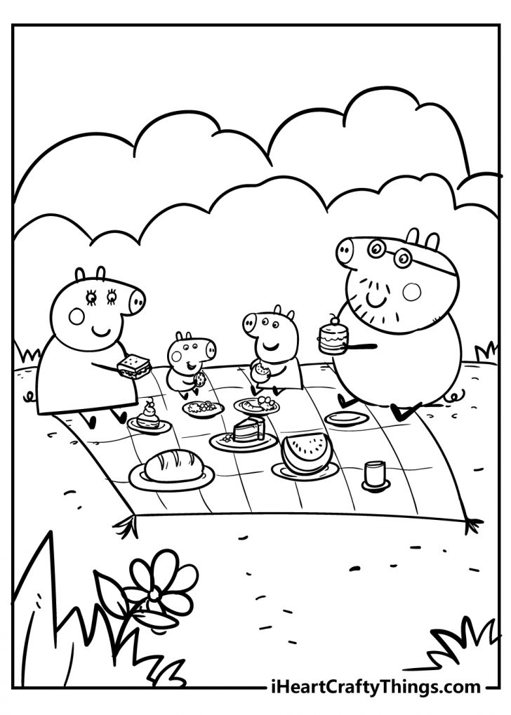 34 Adorable Pig Coloring Pages Printable 23