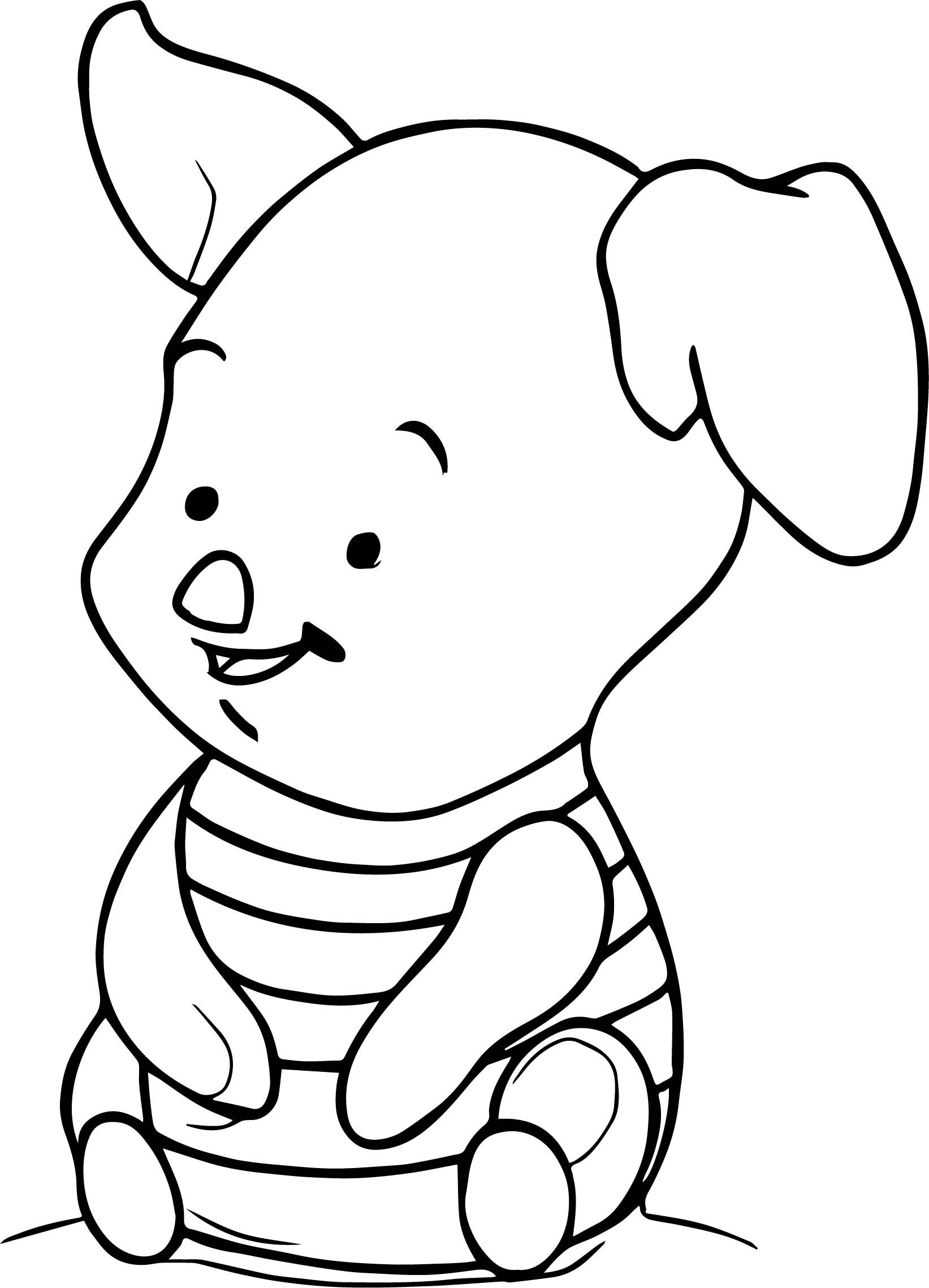 34 Adorable Pig Coloring Pages Printable 27