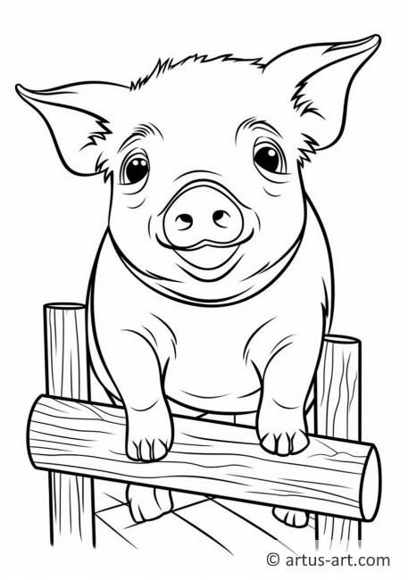 34 Adorable Pig Coloring Pages Printable 31