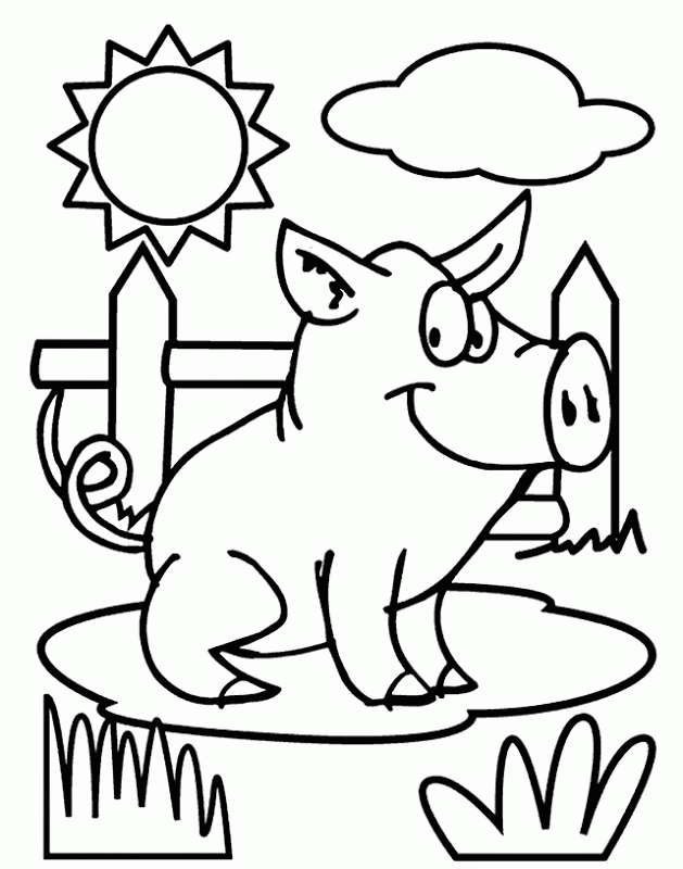 adorable pig coloring pages printable jpg