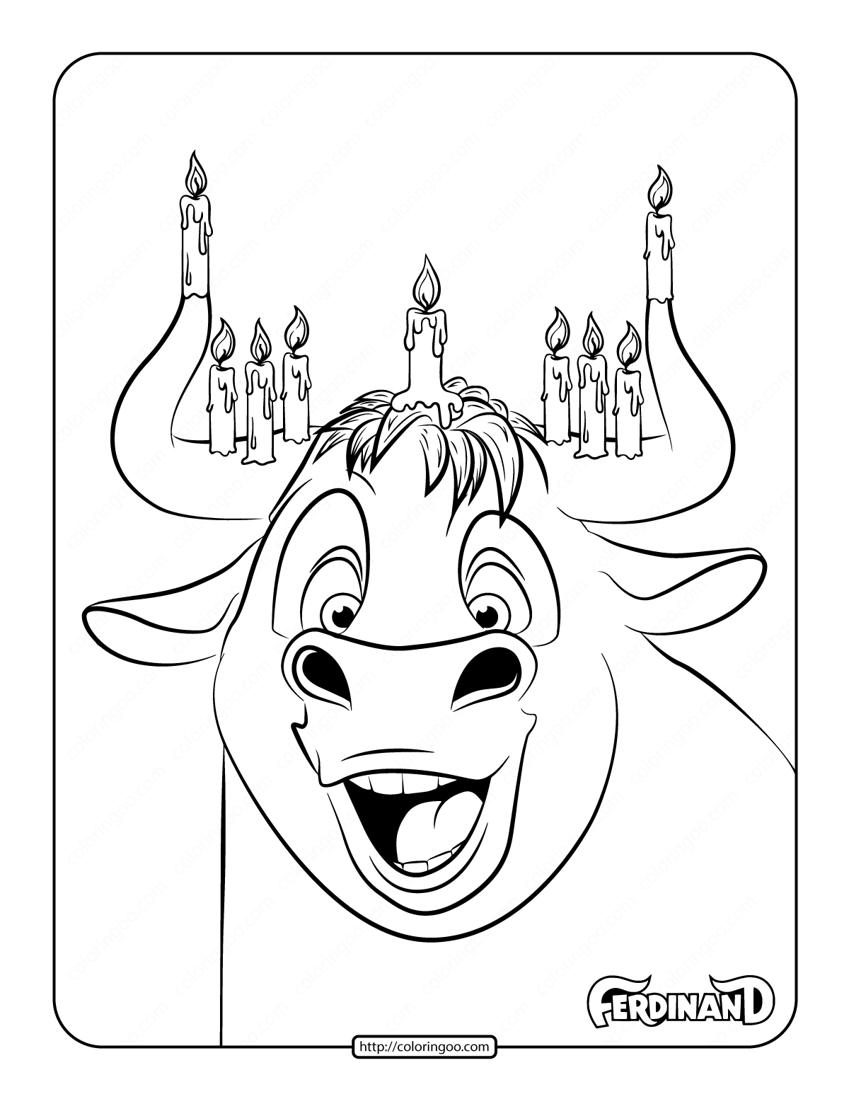 34 Brave Ferdinand Coloring Pages Printable 25