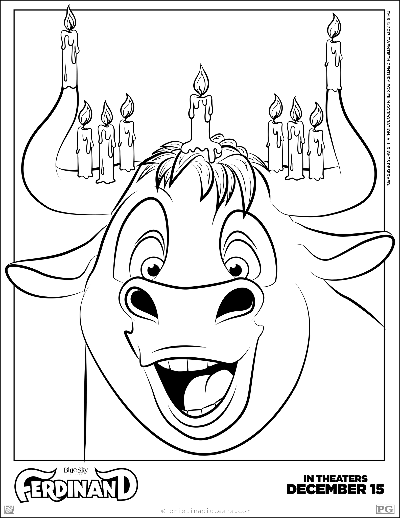 34 Brave Ferdinand Coloring Pages Printable 4