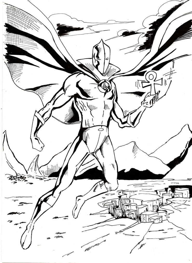 34 Dr. Fate Coloring Pages Printable 1