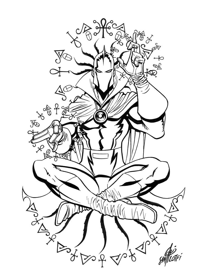 34 Dr. Fate Coloring Pages Printable 27