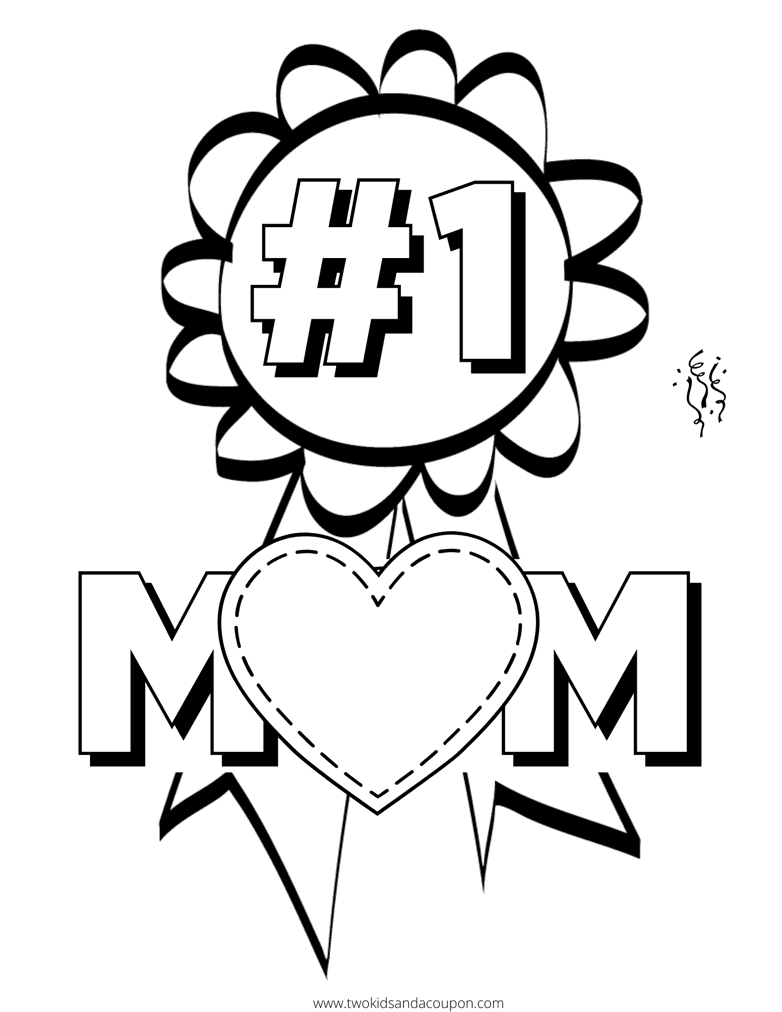 34 Mother's Day Coloring Pages Printable 11