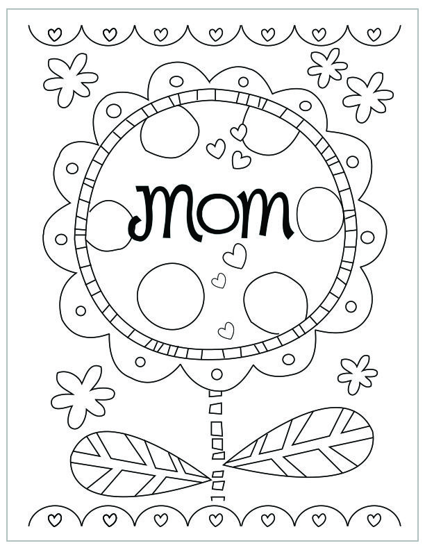 34 Mother's Day Coloring Pages Printable 16