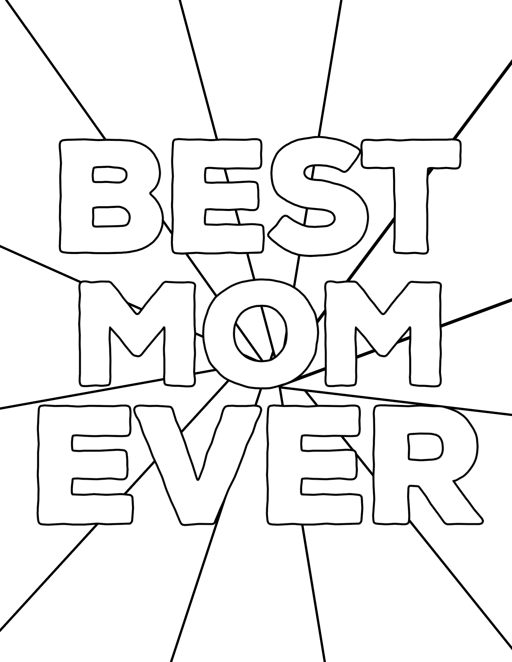 34 Mother's Day Coloring Pages Printable 2