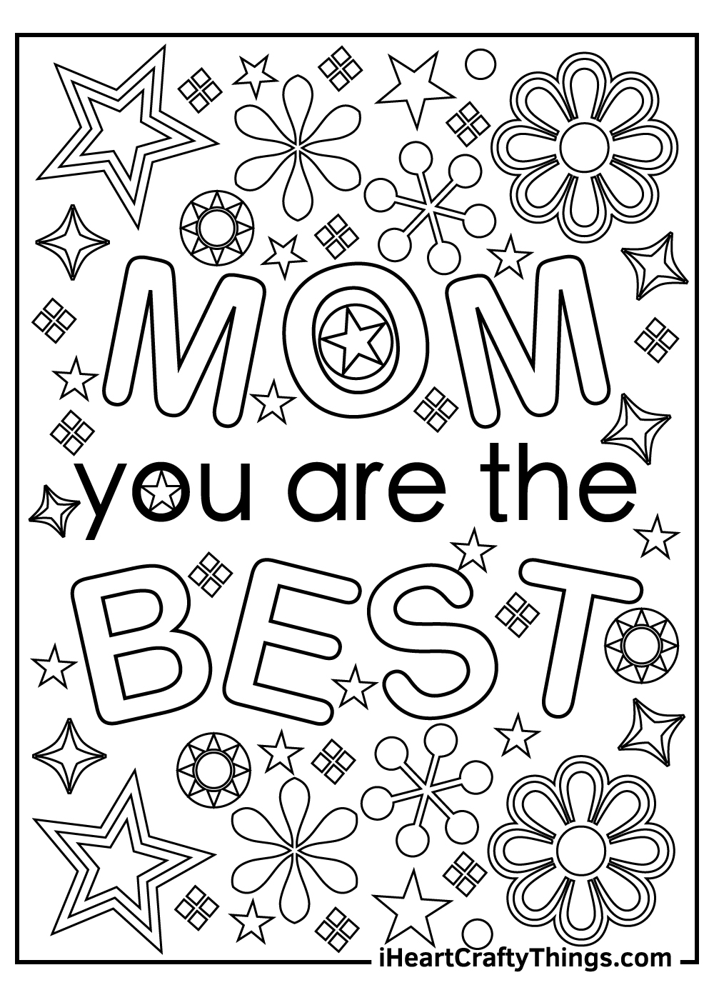 34 Mother's Day Coloring Pages Printable 20