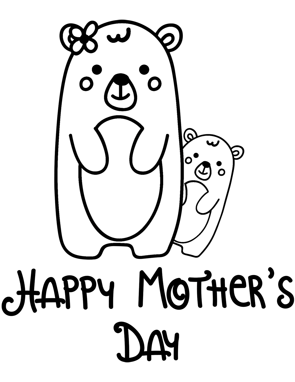 34 Mother's Day Coloring Pages Printable 21