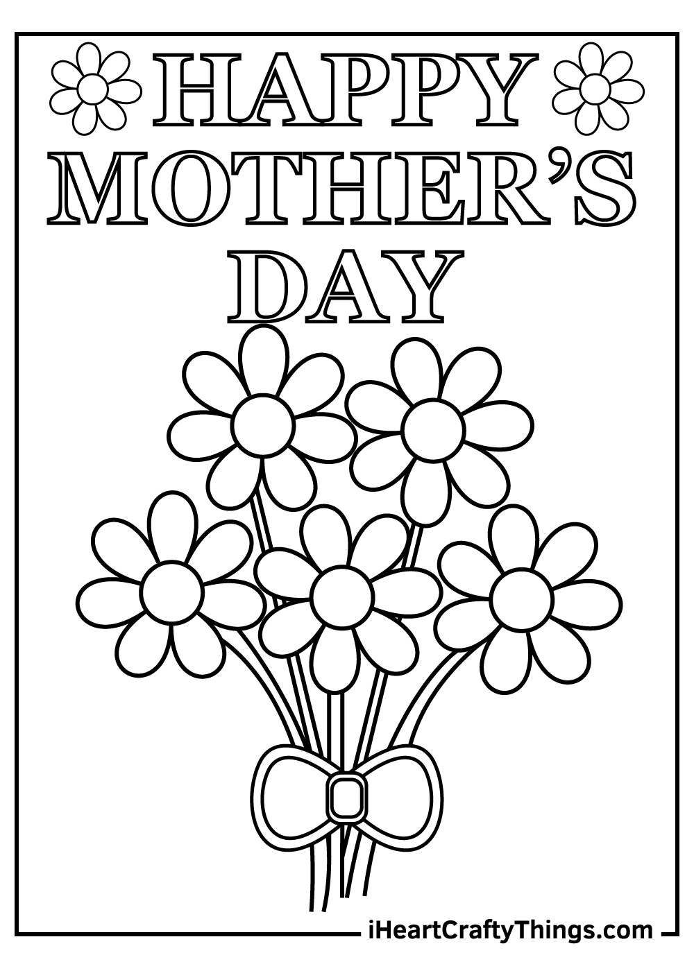 34 Mother's Day Coloring Pages Printable 25