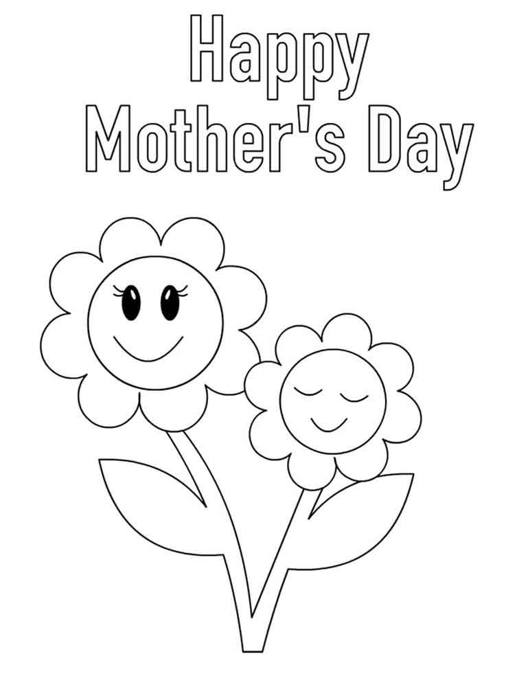 34 Mother's Day Coloring Pages Printable 28