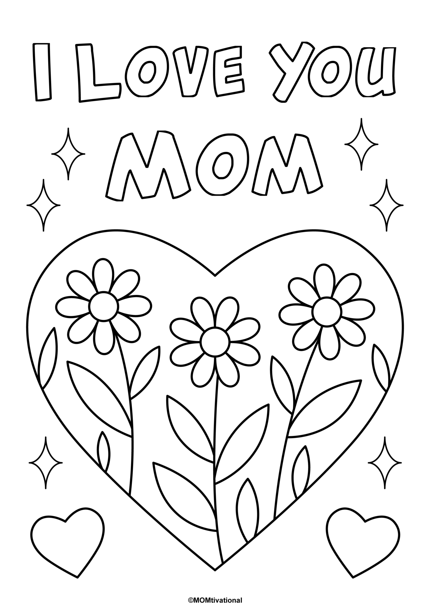 34 Mother's Day Coloring Pages Printable 5