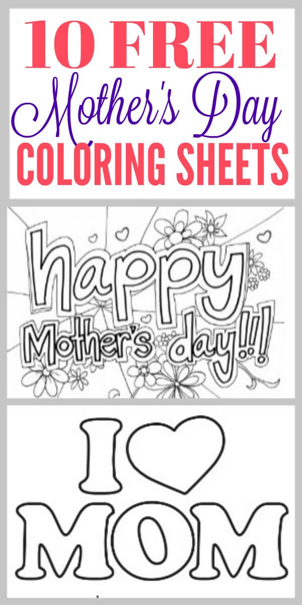 34 Mother's Day Coloring Pages Printable 6