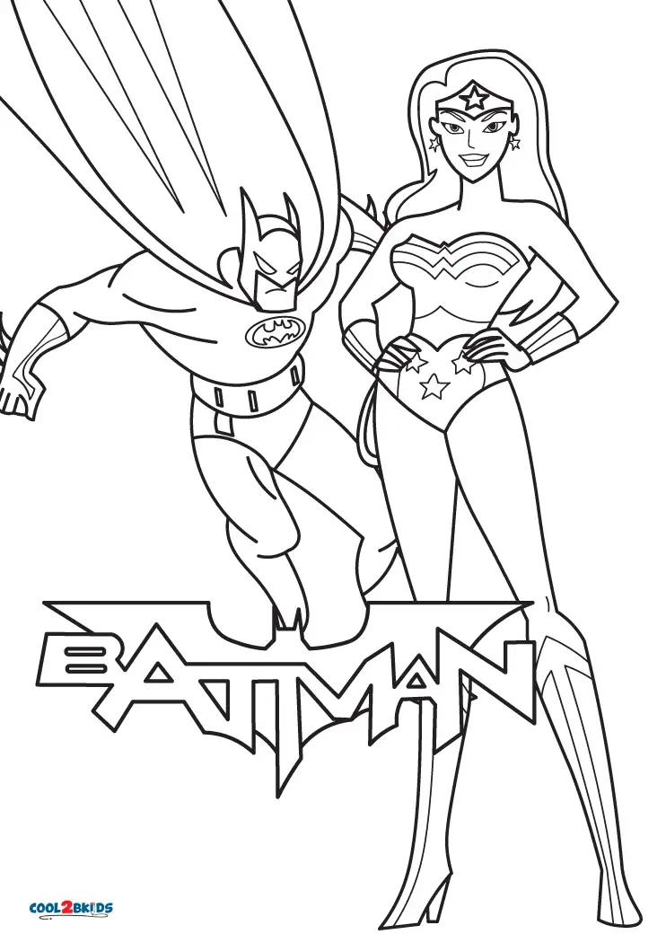 34 Powerful Wonder Woman Coloring Pages Printable 23