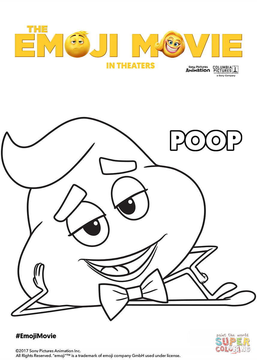 34 Silly Poop Coloring Pages Printable 2