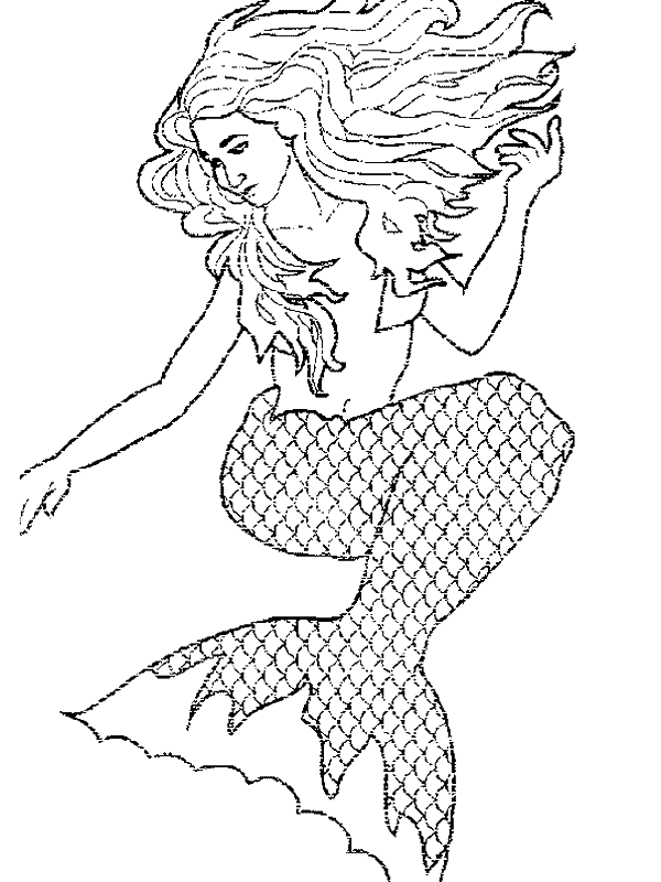 35 Creative Mermaid Coloring Pages by Number Printable 18