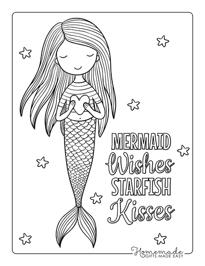 35 Creative Mermaid Coloring Pages by Number Printable 6