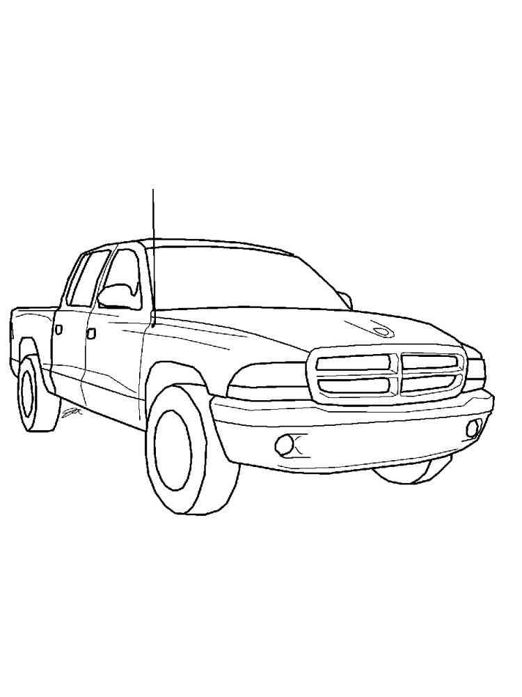 dodge ram truck coloring pages printable jpg