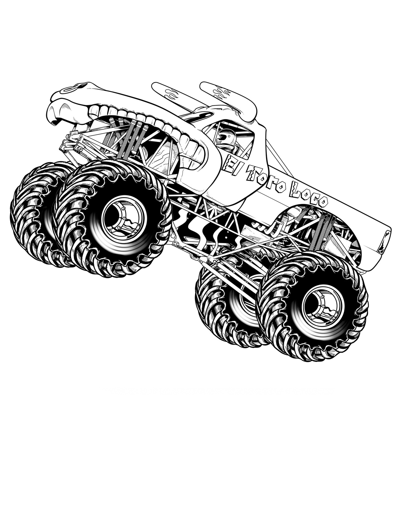 35 Dodge Ram Truck Coloring Pages Printable 8