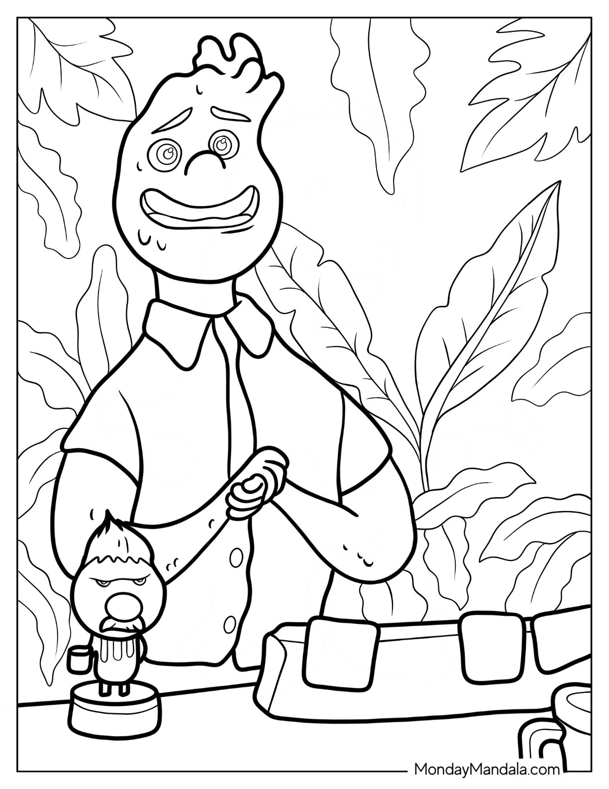 35 Elemental Coloring Pages PDF Printable 10