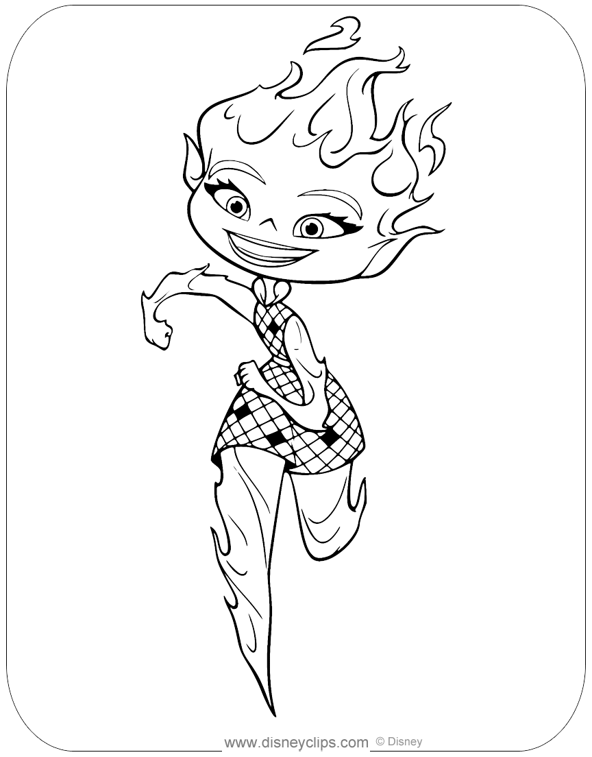 35 Elemental Coloring Pages PDF Printable 25