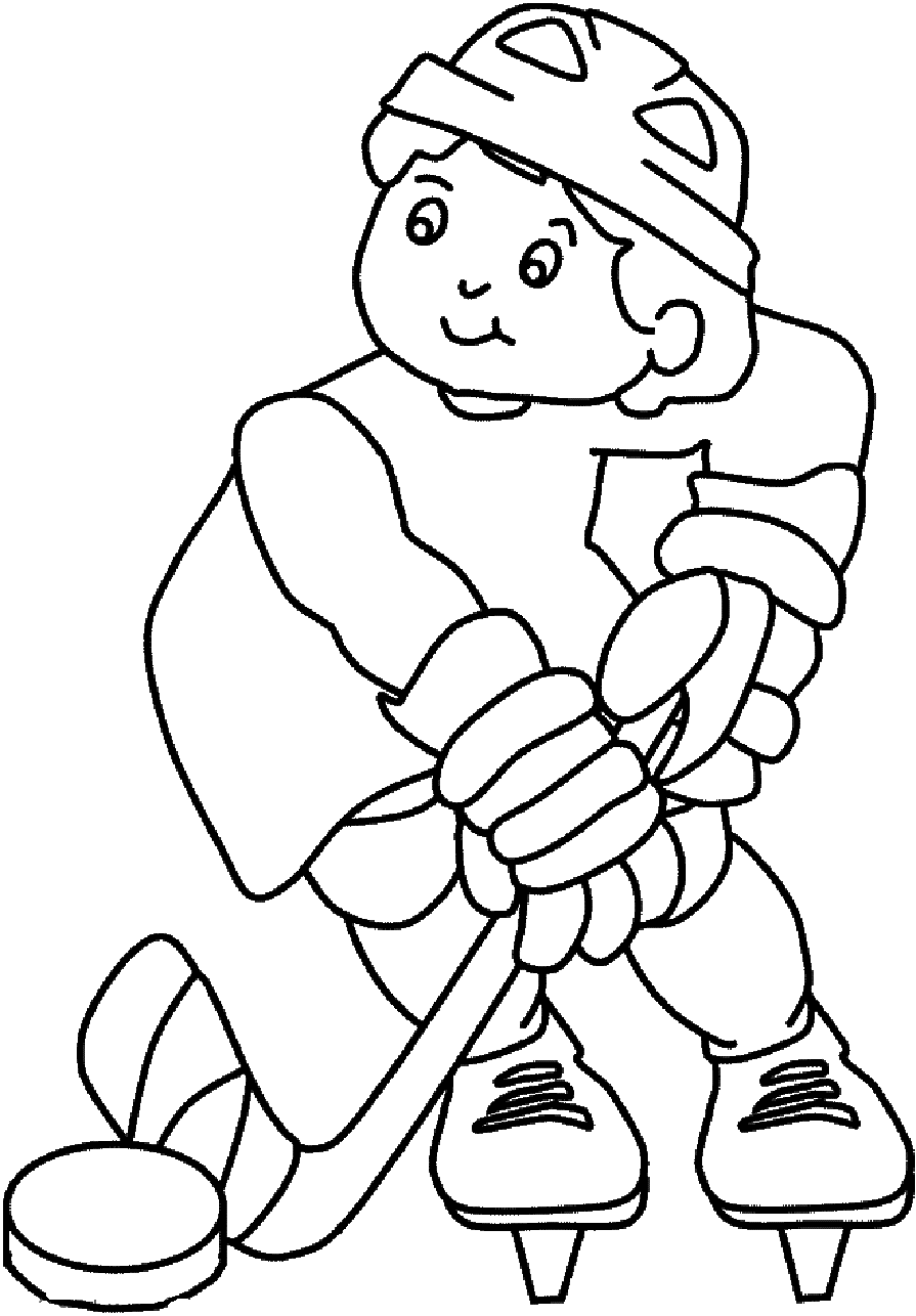 exciting hockey coloring pages printable jpg