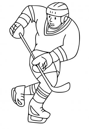 35 Exciting Hockey Coloring Pages Printable 14