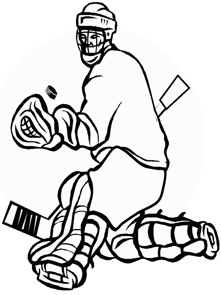 35 Exciting Hockey Coloring Pages Printable 15